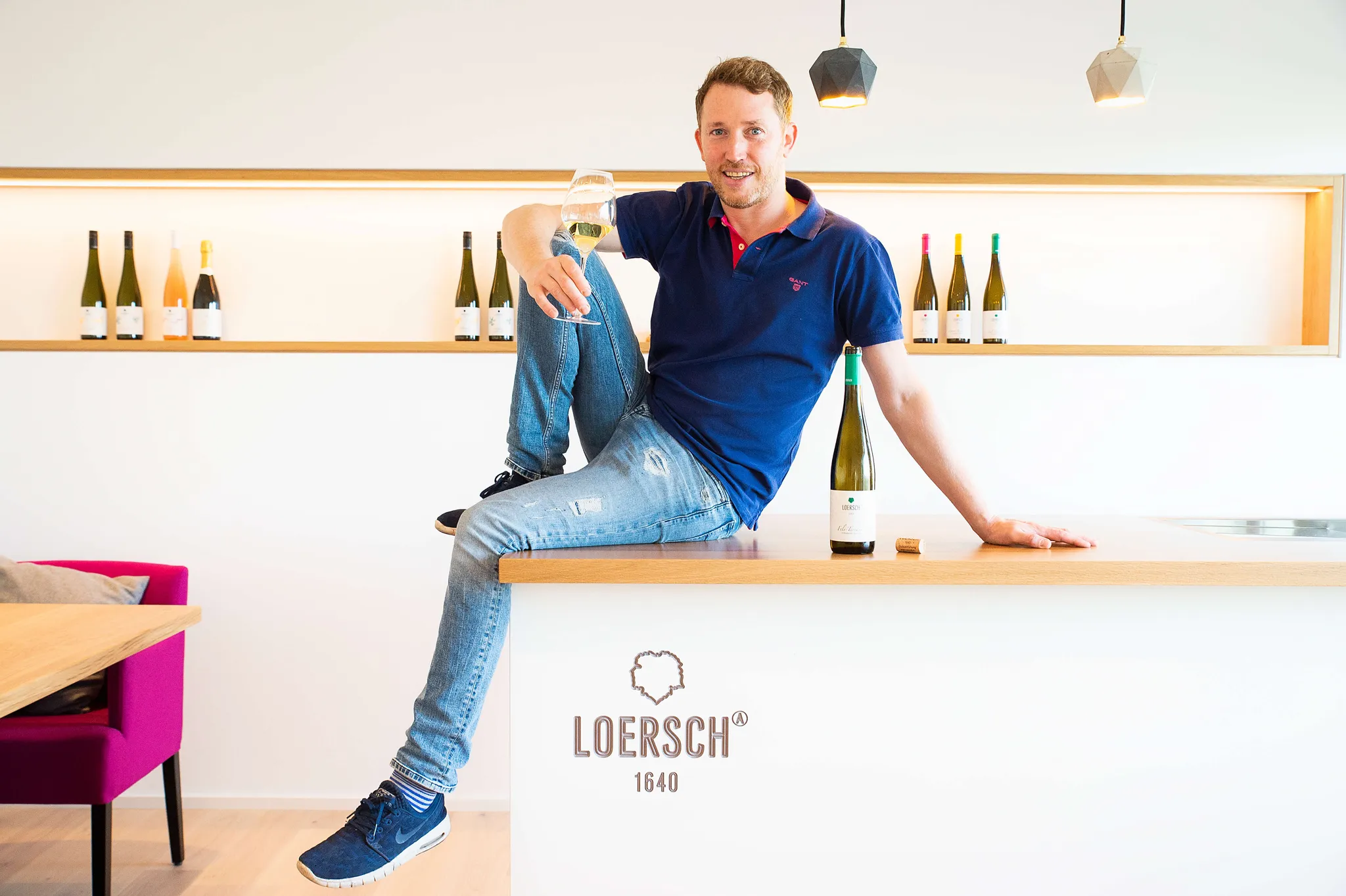 Weinkeller des Weinguts Loersch